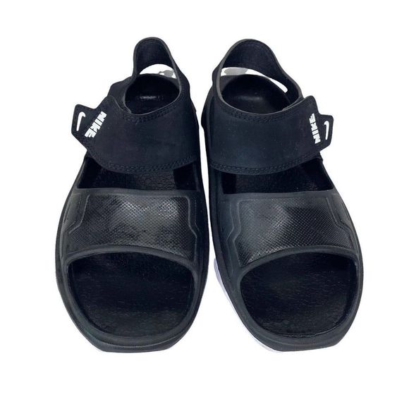 Nike Playscape Sandals Kids Size 4Y US Black Strappy Chunky Platform CU5296-001 - Picture 5 of 9